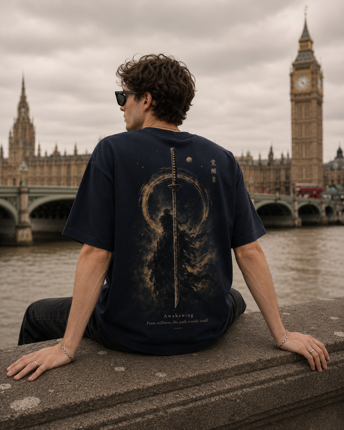 VARCHAX Equinox Tee — back, the inherited artwork