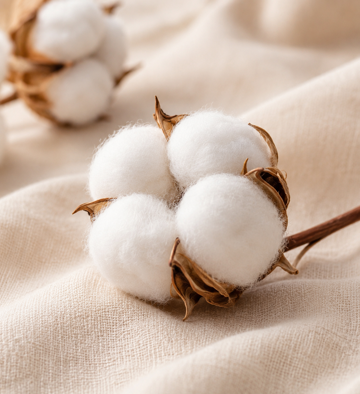 Premium cotton macro